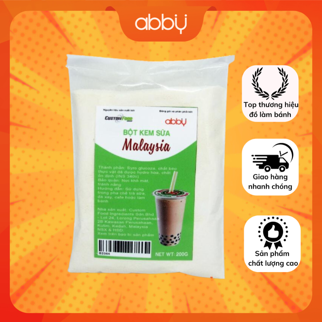 Bột Kem Sữa Custom Malaysia 200g