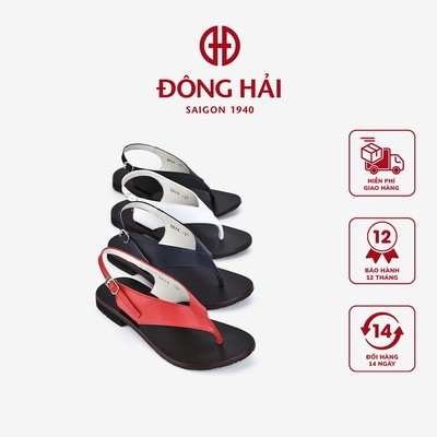 Giày Sandal quai kẹp đế bằng nữ Đông Hải thiết kế quai xỏ ngón thời trang đế bằng dễ di chuyển - S5636