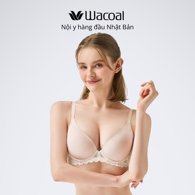 Áo lót Wacoal IAB3560 có gọng túi khí nâng nhiều khoét sâu deep V không viền tàng hình - AB3560