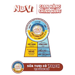 [HSD T5-2026] [Mẫu Mới] Thùng 48 Hộp NuVi Thức Uống Sữa Tươi Có Thạch Vị Đường Đen 100ml/ 170ml.