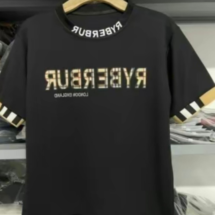 Áo Thun Cổ Tròn BURBERRY Bo Tay Dệt Unisex Nam Nữ Xu Hướng 2024 Cực Đẹp Cực Chất Menswear Top