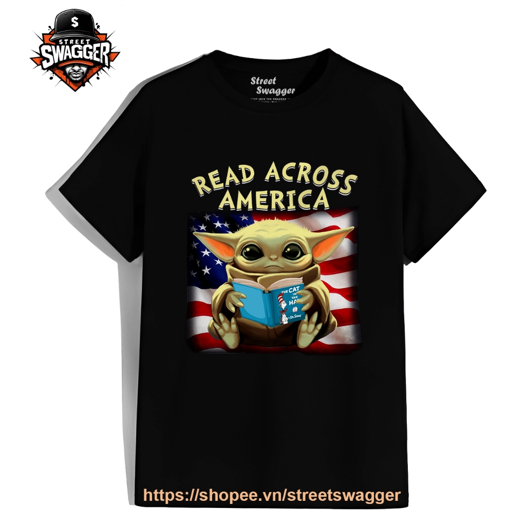 Áo thun Nam Nữ Cute Baby Yyoda Read Across America shirt