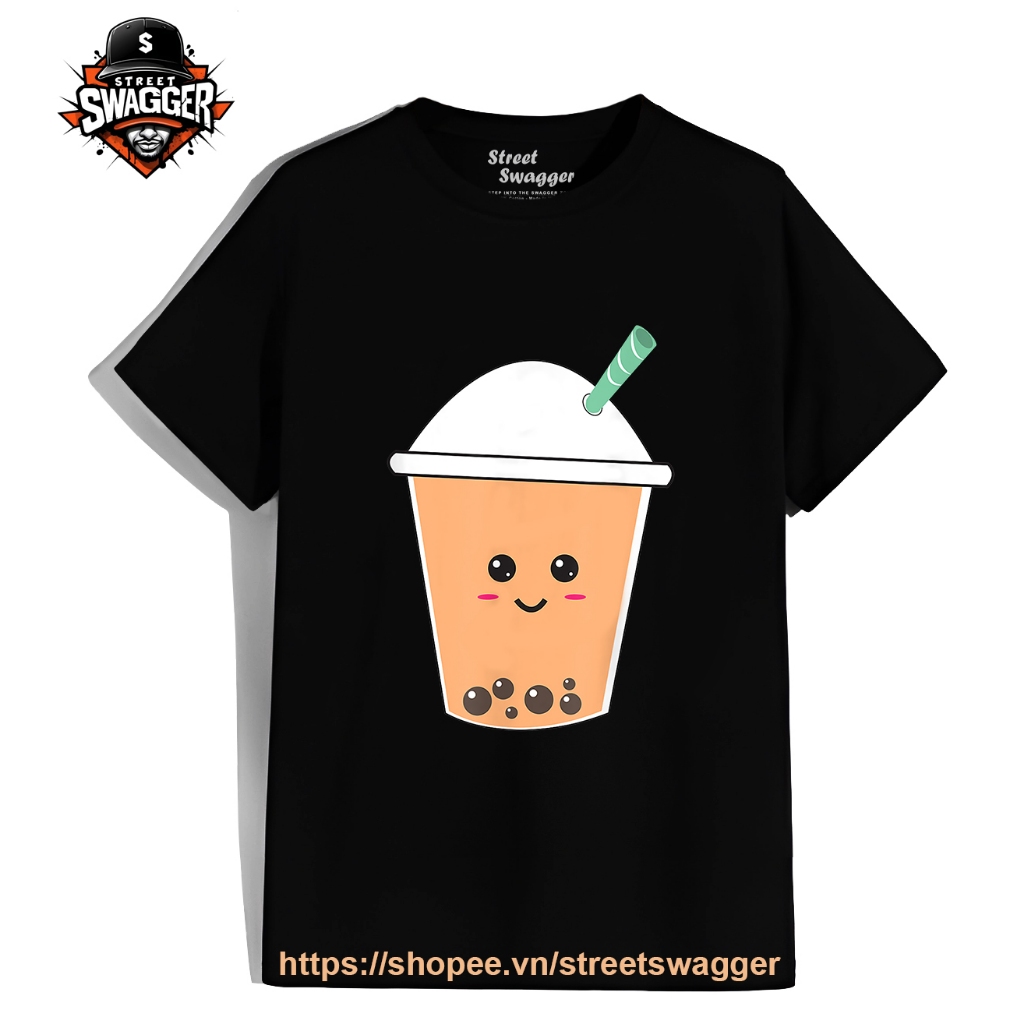 Áo thun Nam Nữ Cute Bubble Tea Cup