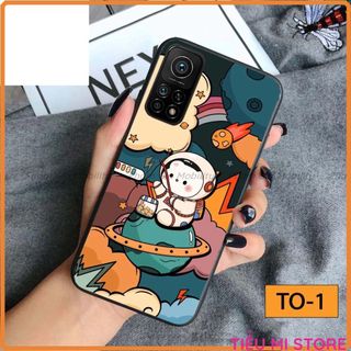 Ốp lưng Xiaomi Redmi Note 11 / Redmi Note 11S 4G dẻo đen in hình phi hành gia vũ trụ cá tính, độc đáo