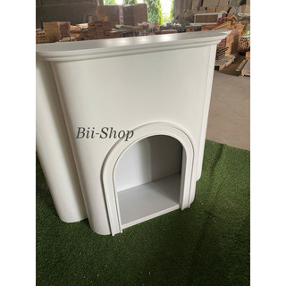 [Hàng sẵn giao] Lò sưởi decor phong cách Hàn Quốc - uốn cong