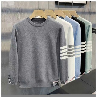  Áo Len Cổ Nam Nữ T0m Browne Len Lì Dày Dặn Cao Cấp 