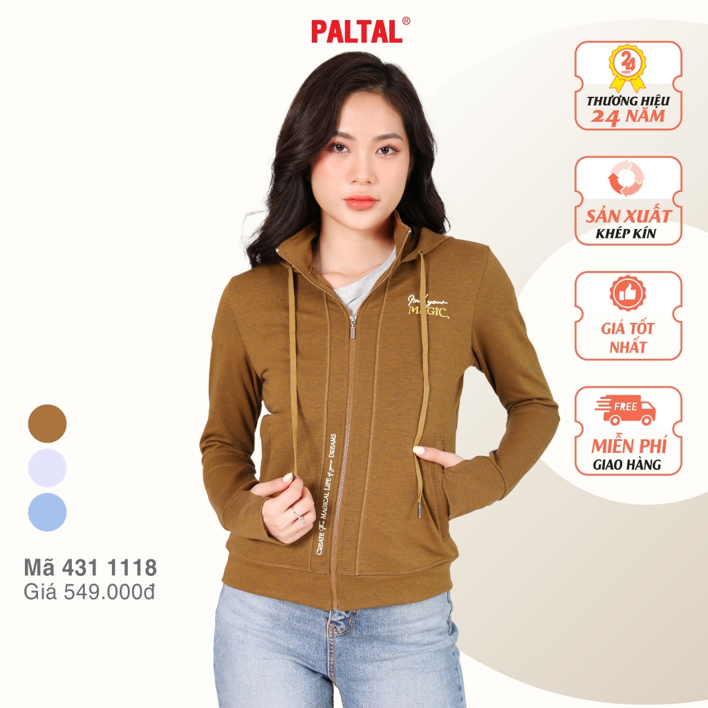 Áo khoác chống nắng đến 99,9% PALTAL chất liệu vảy cá TC thoáng mát, bền màu - Thương hiệu 24 năm - 431p 1118