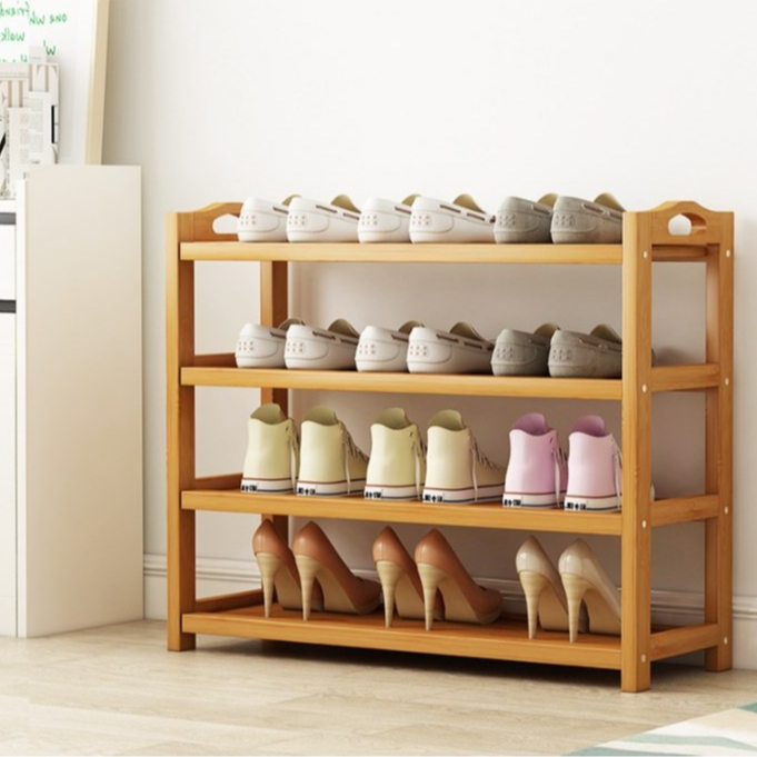 [SẴN HN] 🚚 Giá Để Giày 4 Tầng Bằng Gỗ Kệ Giày Gỗ Chắc Chắn Bền Đẹp Thiết Kế Đẹp Tiết Kiệm Diện Tích | BigBuy360 - bigbuy360.vn