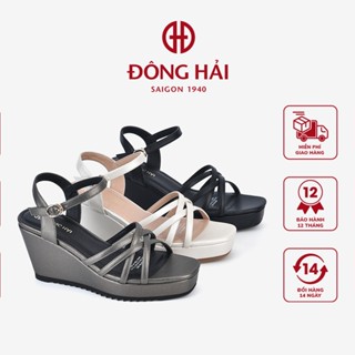 Giày Sandal Đế Xuồng Đông Hải Quai Đan Chéo 9cm - S81O8