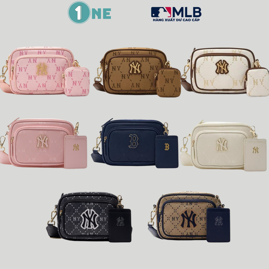 ( Hàng Loại 1 ) Túi Đeo Chéo MLB NY Diamond JQD New York Yankees Full Tag Mac