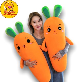  Gấu Bông Cà Rốt Mặt Thỏ - Cà Rốt Nhồi Bông Cao Cấp 