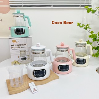  Máy đun nước pha sữa cho bé Coco Bear có remote điều khiển từ xa giữ nhiệt đến 72 giờ dung tích 1300ml 