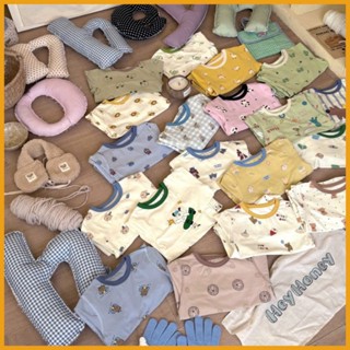 Bộ thun cotton bé trai Hey Honey bộ thu đông dài tay phong cách Hàn 26170