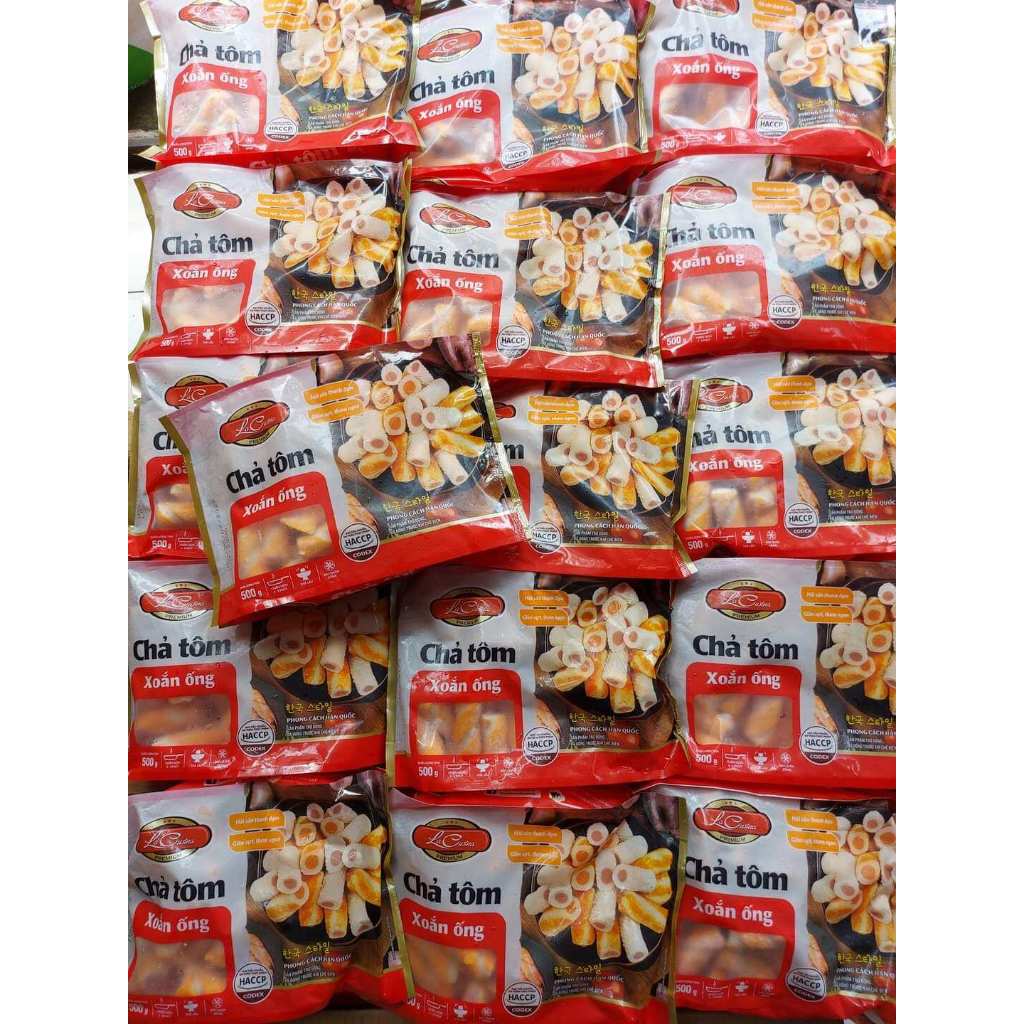 Chả tôm xoắn ống LC 500gr [HN giao hỏa tốc] - Ảnh 2
