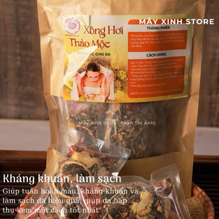 Thảo Mộc Xông Mặt Cho Mẹ Bầu, Thảo Dược Xông Mặt, Lá Xông Thải Độc Mây Xinh Store