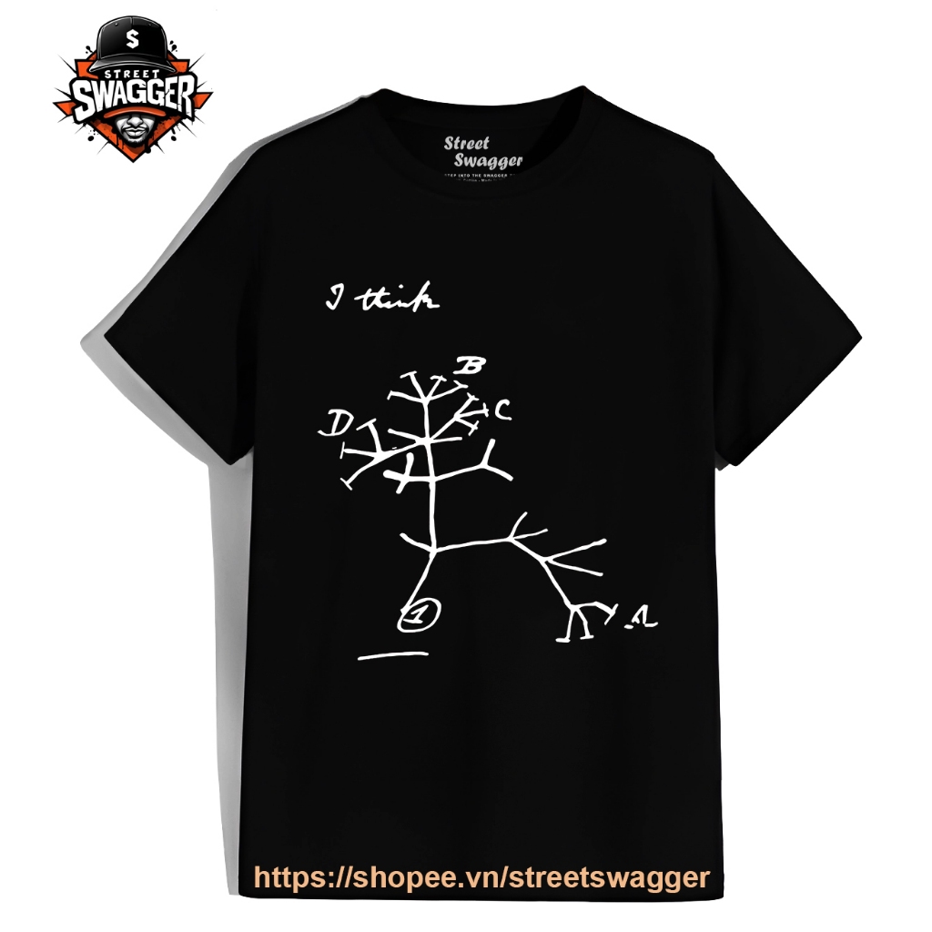 Áo thun Nam Nữ Darwin Tree of Life Evolution Science Shirt Biology Nerdy Áo thun Nam Nữ