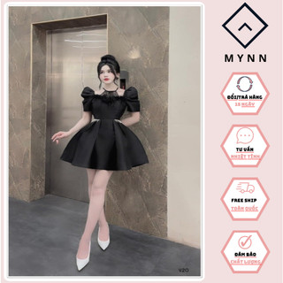 Đầm tapta với thiết kế tay phồng váy xòe siêu tôn dáng dành cho các nàng đi tiệc