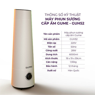 Máy phun sương tạo ẩm GUME KOREA