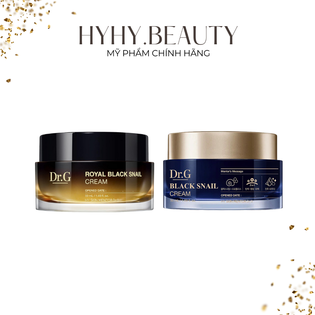 Kem dưỡng chống lão hóa Dr.G ROYAL BLACK SNAIL CREAM