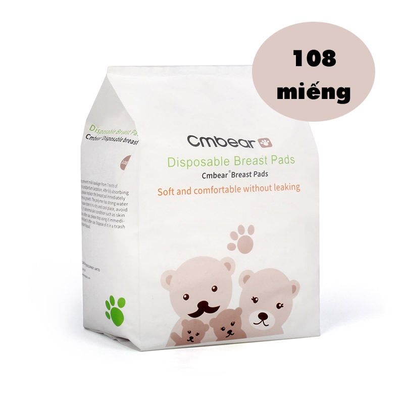 Miếng lót thấm sữa CMBEAR 108 miếng