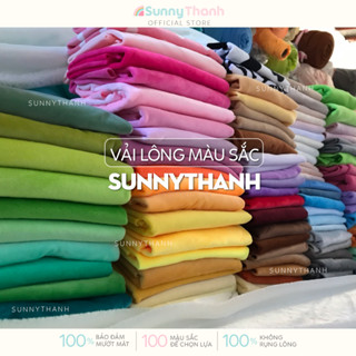 1m vải Nhung Tăm nhỏ SunnyThanh may thú bông trái bơ, gối ôm, scruchies among us
