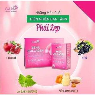 [Mã COSDAY -50K đơn 150K] Bena Collagen Gana full hộp (hộp 30 gói) [THANH LÝ DATE T8.2025]