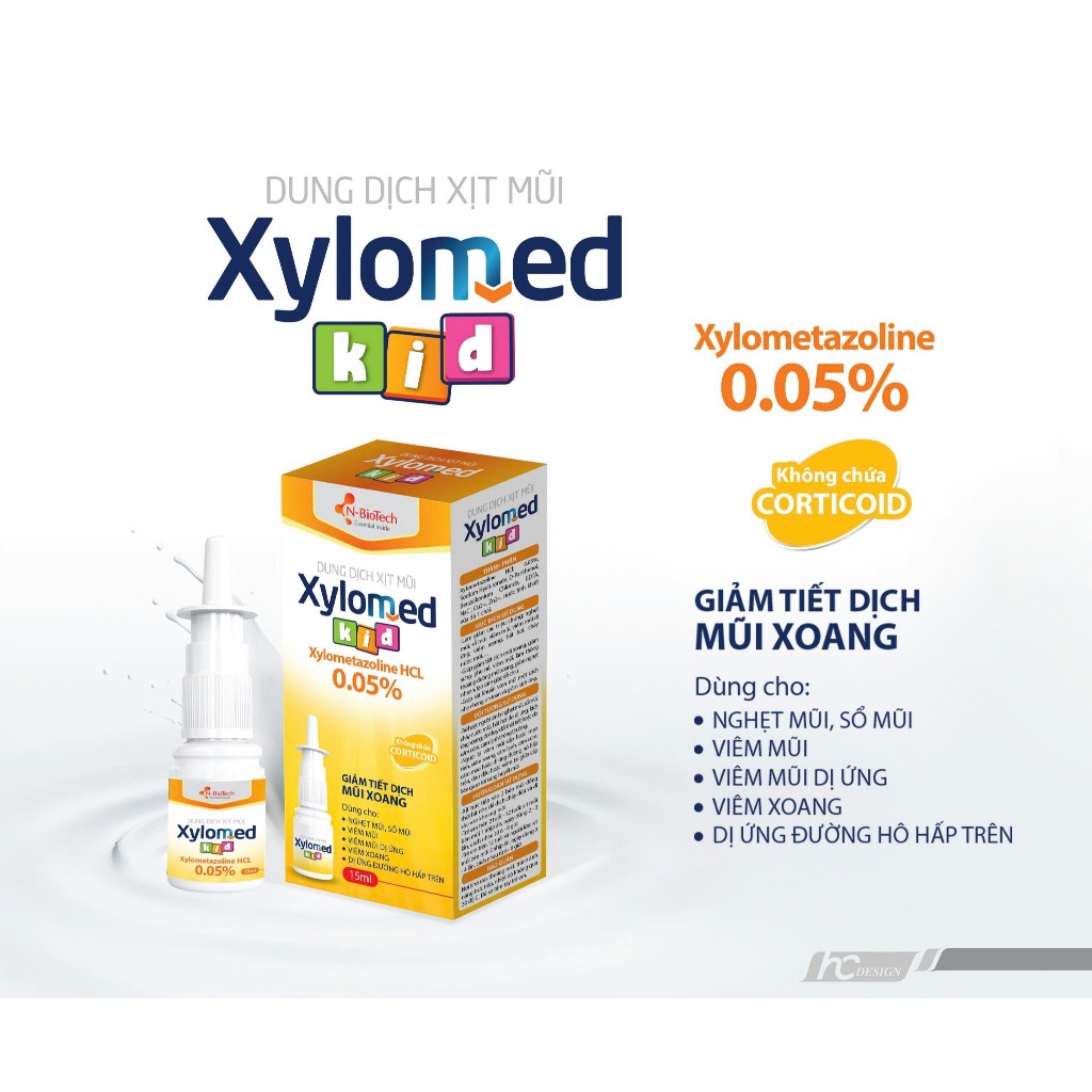 N-Biotech Dung dịch xịt mũi Xylomed Kid
