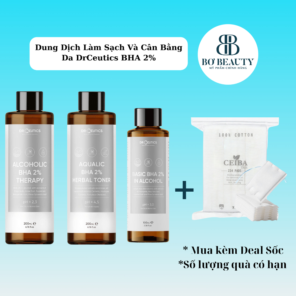 Dung Dịch Làm Sạch Và Cân Bằng Da DrCeutics BHA 2%