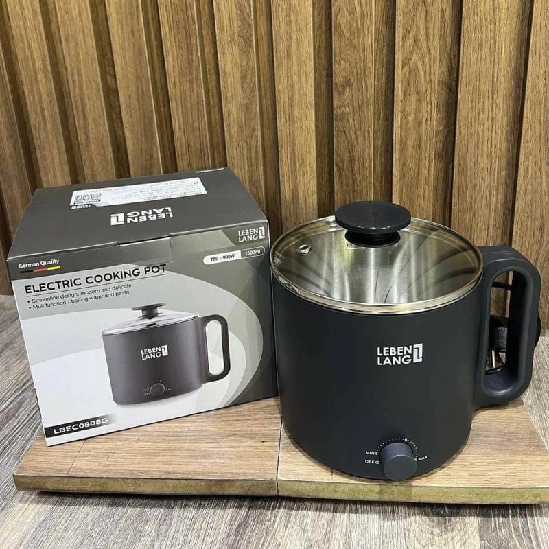Nồi lẩu mini Lebenlang LBEC0808 màu đen