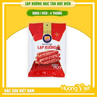 Lạp xưởng nạc Tân Huê Viên 500g Sóc Trăng hút chân không, thịt lạp sườn heo Mai Quế Lộ thơm ngon đậm vị truyền thống