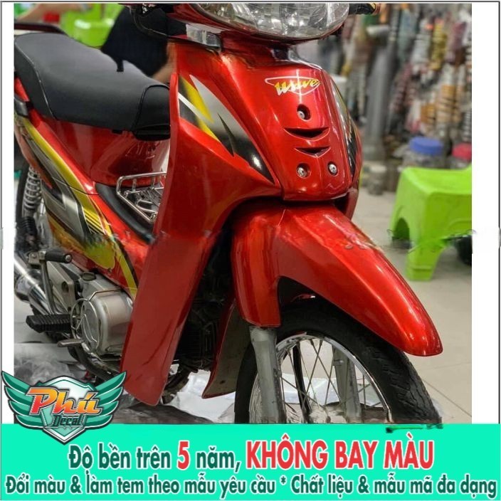 Tem rời Wave Nhỏ Đỏ Candy (B) -1