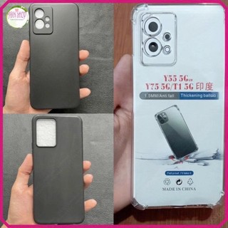 Ốp lưng Vivo Y55 5G / Y75 5G / T1 5G/ Y33S 5G loại dẻo đen TPU và loại dẻo trong chống sốc bảo vệ cam bền đẹp