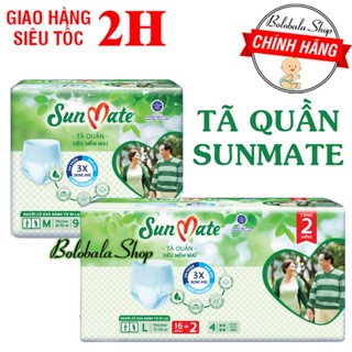 Tã Quần Người Lớn Sunmate Mềm Mại M9/L8/XL7 và Khô Thoáng M8/L7