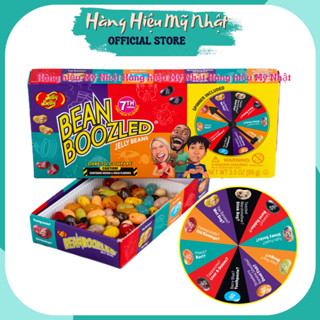 [Bill Mỹ 🇺🇸] [Đời thứ 7 mới nhất] Kẹo thối hộp 100g có bàn xoay Bean Boozled Mỹ
