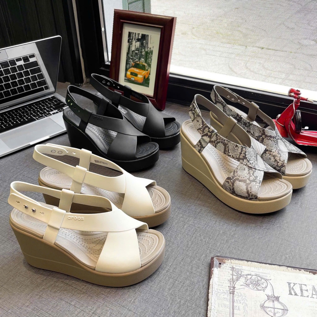 BHW - Giày Sandal Brokl.yn High Wegge Đế Xuồng Nữ Đế Cao 7cm - COSROC