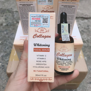 Serum Collagen Vit E 701 giúp da giảm thâm mờ nám tàn nhang.