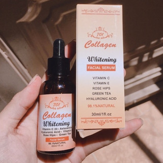 Serum Collagen Vit E 701 giúp da giảm thâm mờ nám tàn nhang.