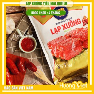 Lạp xưởng Sóc Trăng Mai Quế Lộ vị tiêu Tân Huê Viên 500g, lạp xưởng tiêu 4 sao cao cấp hương vị thơm ngon đậm đà