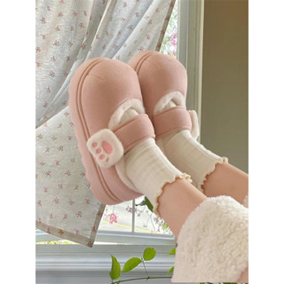 Giày bông tay mèo dành cho mùa đông