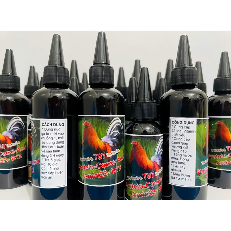 T97 Nuôi gà / Pasodium Glucose - Nuôi hừng gà, chắc xương, bóng lông