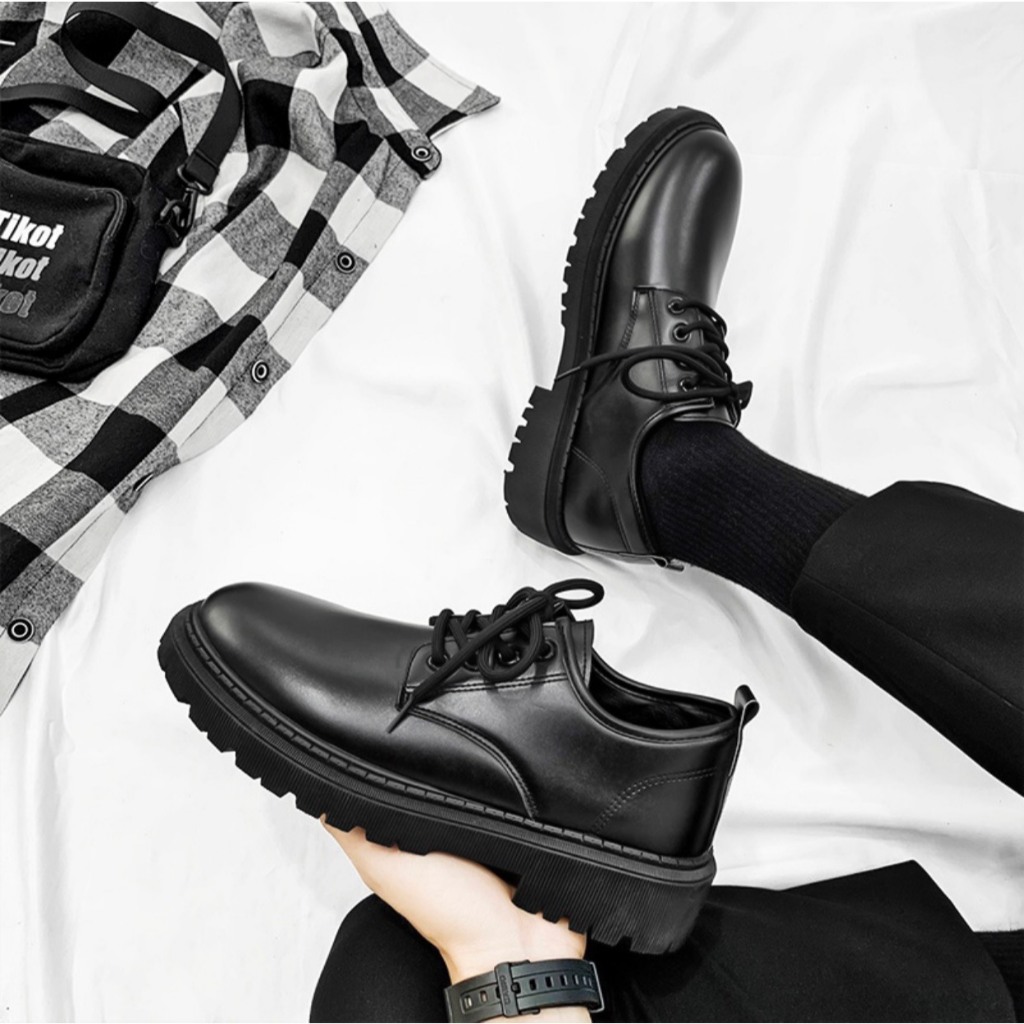 Giày đốc nam derby đế chunky tăng chiều cao 5cm Vanus Shoes - fullbox full size 36-46