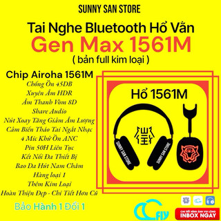  Tai Nghe Hổ Vằn E - Max 1561M   Bản Full Kim Loại-  Chân Sạc C   - Tai Nghe Bluetooth 1561M Nội Địa Trung - Pin 50H 