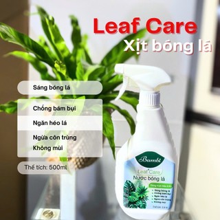 3 chai xịt bóng lá Bambi Shine 500ml tạo độ bóng tự tự nhiên cho lá, không mùi và ngừa côn trùng