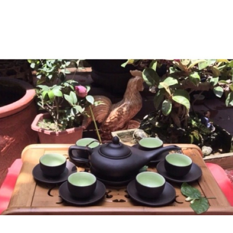 Bộ ấm chén đèn thần aladin