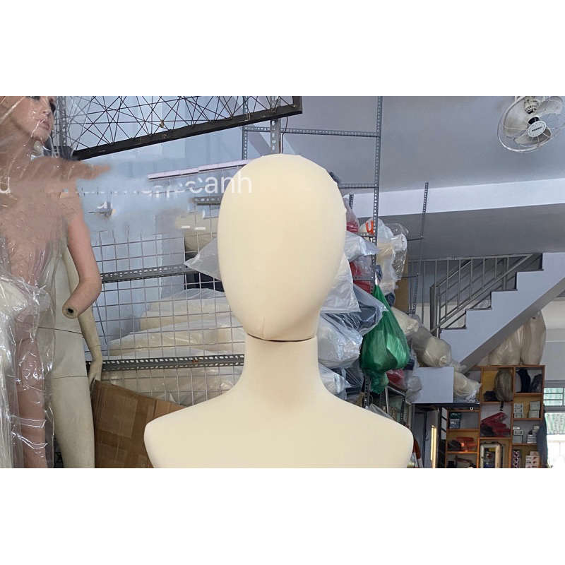 ĐẦU manocanh bọc vải