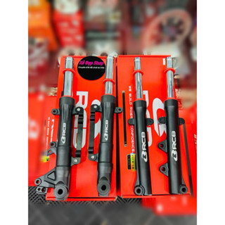 Phuộc trước RCB gắn Ex150 Winner  Ex2010 ty bạc - êm ái - bảo hành 12 tháng chính hãng