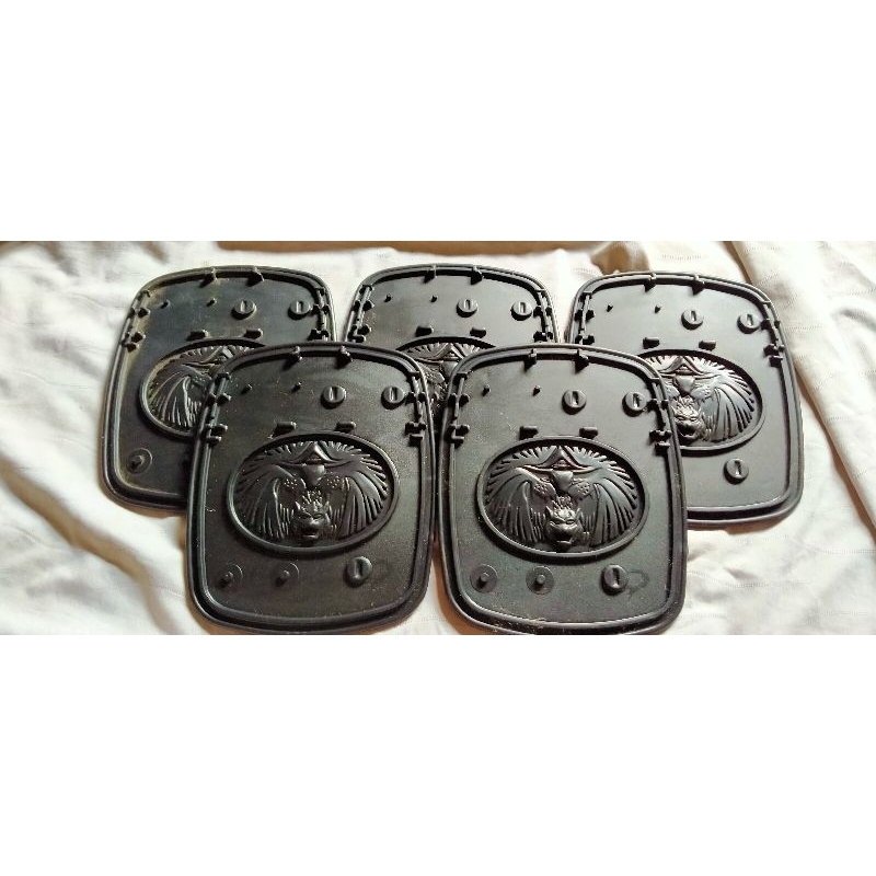 Phụ kiện gao hunter - 5 tấm nhựa đen, đế gắn gao