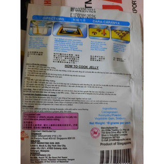 Bột rau câu trái dừa Dẻo THIÊN Ý (10gr)