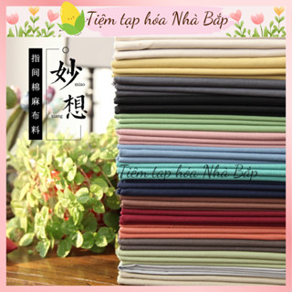 Vải Linen Bột Hàng Cao Cấp Màu Độc và Siêu Đẹp  Mảnh Nhỏ 50cm x 70cm