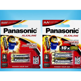 Vỉ 2 Viên Pin AA / Pin AAA Panasonic Alkaline 1,5 V Hàng Chính Hãng